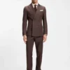 Regular-fit shirt in washed linen