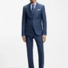Regular-fit shirt in washed linen