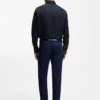 Regular-fit shirt in washed linen