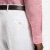 Regular-fit shirt in washed linen