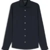 Regular-fit shirt in washed linen