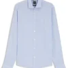 Regular-fit shirt in washed linen