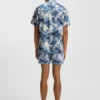 Regular-fit shirt with all-over print