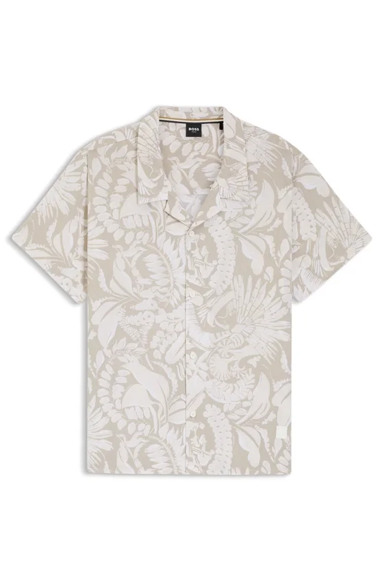 Regular-fit shirt with all-over print Regular-fit shirt with all-over print