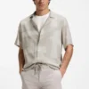 Regular-fit shirt with maxi print