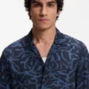 Regular-fit shirt with maxi print