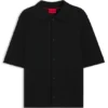 Regular-fit shirt with ribbed structure