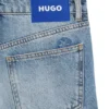 Regular-fit shorts in blue denim