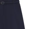 Regular-fit shorts with buckled belt
