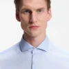 Regular-fit stretch-twill dress shirt