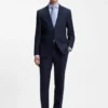 Regular-fit stretch-twill dress shirt