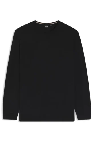 Regular-fit sweater in virgin wool