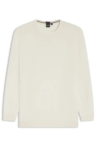 Regular-fit sweater in virgin wool