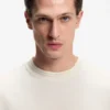 Regular-fit T-shirt in a mercerised cotton blend