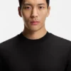 Regular-fit T-shirt in a mercerised cotton blend