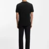 Regular-fit T-shirt in a mercerised cotton blend