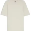 Regular-fit T-shirt in a mercerised cotton blend
