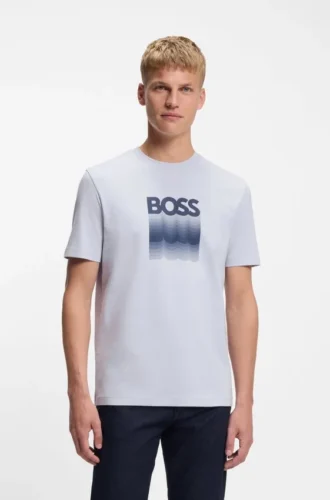 Regular-fit T-shirt in cotton jersey