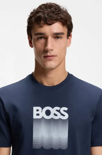 Regular-fit T-shirt in cotton jersey