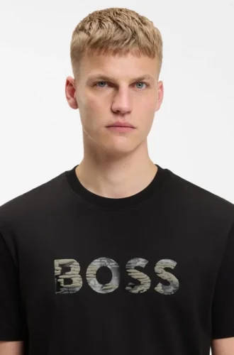 Regular-fit T-shirt in cotton jersey