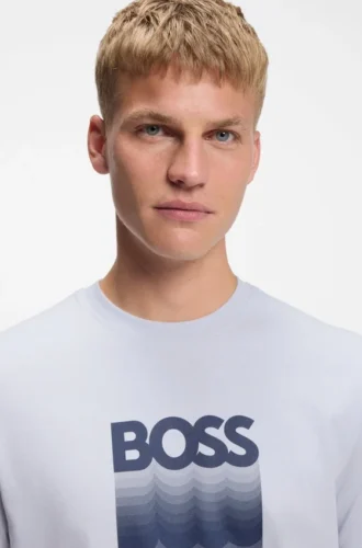 Regular-fit T-shirt in cotton jersey