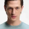 Regular-fit T-shirt in mercerized cotton
