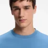 Regular-fit T-shirt in mercerized cotton
