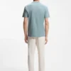 Regular-fit T-shirt in mercerized cotton