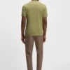 Regular-fit T-shirt in mercerized cotton