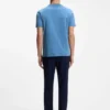 Regular-fit T-shirt in mercerized cotton