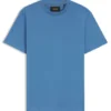 Regular-fit T-shirt in mercerized cotton