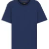 Regular-fit T-shirt in mercerized cotton
