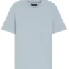 Regular-fit T-shirt in mercerized cotton