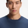 Regular-fit T-shirt in structured cotton