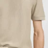 Regular-fit T-shirt in structured cotton