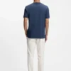Regular-fit T-shirt in structured cotton