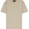 Regular-fit T-shirt in structured cotton