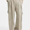 Regular-fit trousers in a herringbone linen blend