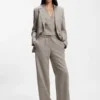 Regular-fit trousers in a wool blend