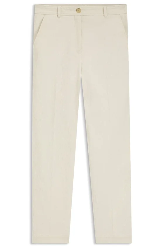 Regular-fit trousers in cotton-blend corduroy Regular-fit trousers in cotton-blend corduroy