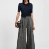Regular-fit trousers in herringbone tweed