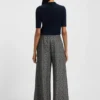 Regular-fit trousers in herringbone tweed