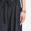 Regular-fit trousers in lightweight denim with drawstring waist Regular-fit trousers in lightweight denim with drawstring waist