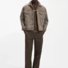 Regular-fit trousers in stretch-cotton canvas Regular-fit trousers in stretch-cotton canvas
