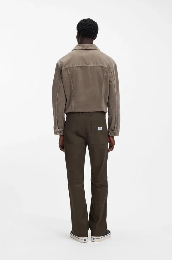 Regular-fit trousers in stretch-cotton canvas Regular-fit trousers in stretch-cotton canvas