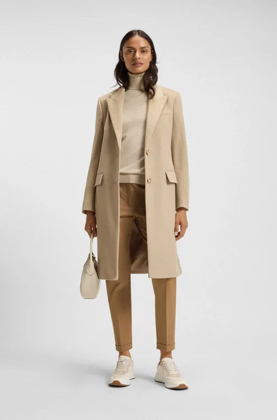 Regular-fit trousers in stretch-cotton twill Regular-fit trousers in stretch-cotton twill