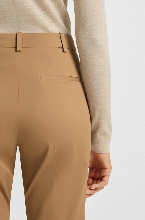 Regular-fit trousers in stretch-cotton twill Regular-fit trousers in stretch-cotton twill