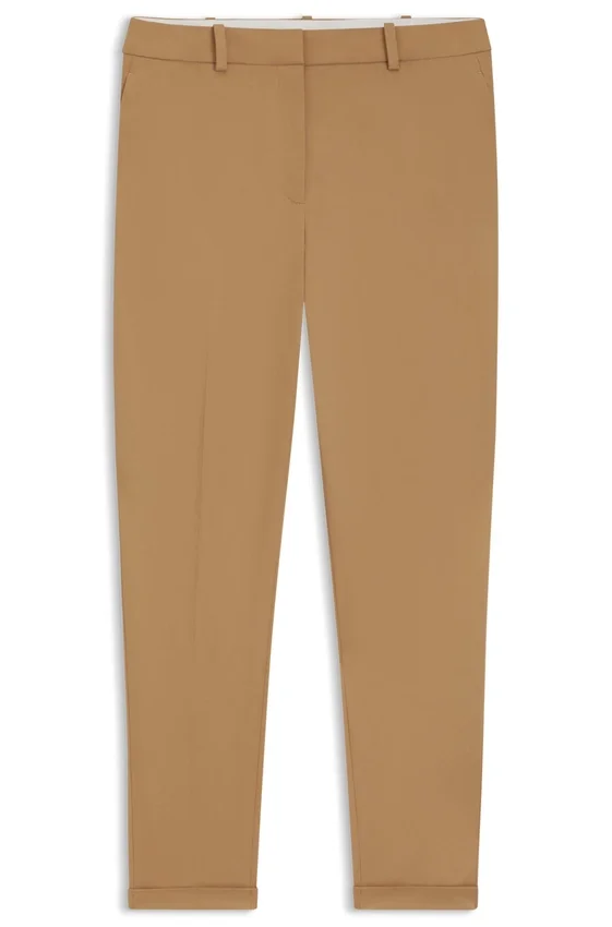 Regular-fit trousers in stretch-cotton twill Regular-fit trousers in stretch-cotton twill
