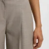 Regular-fit trousers in stretch-wool sharkskin Regular-fit trousers in stretch-wool sharkskin