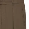 Regular-fit trousers in virgin and textured wool